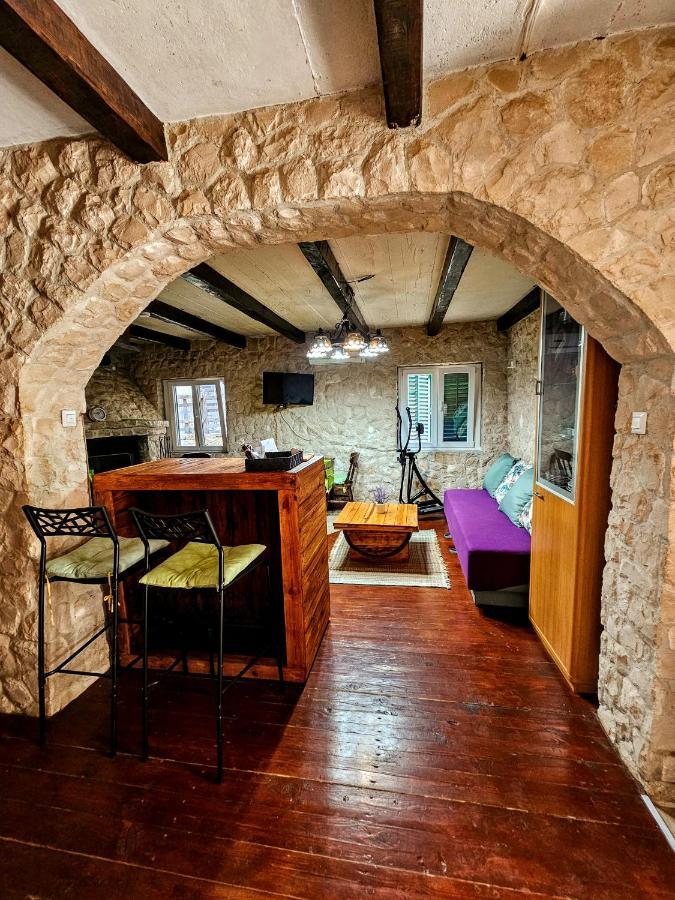 Dalmatia Rustica Comfortable One Bedroom+Fireplace Zadar Buitenkant foto