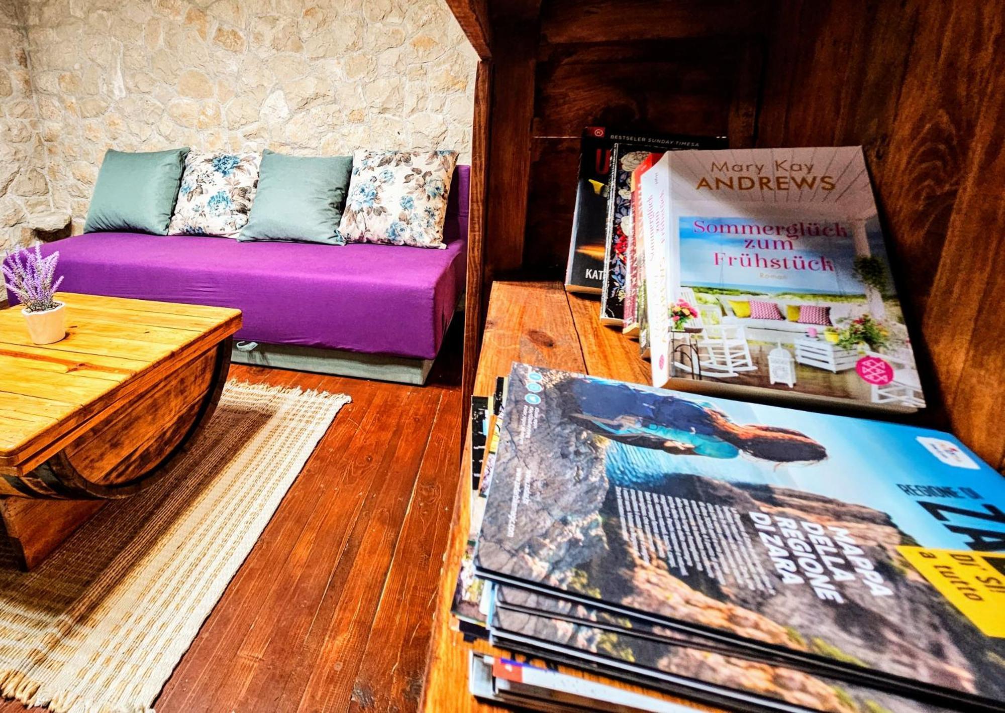 Dalmatia Rustica Comfortable One Bedroom+Fireplace Zadar Kamer foto